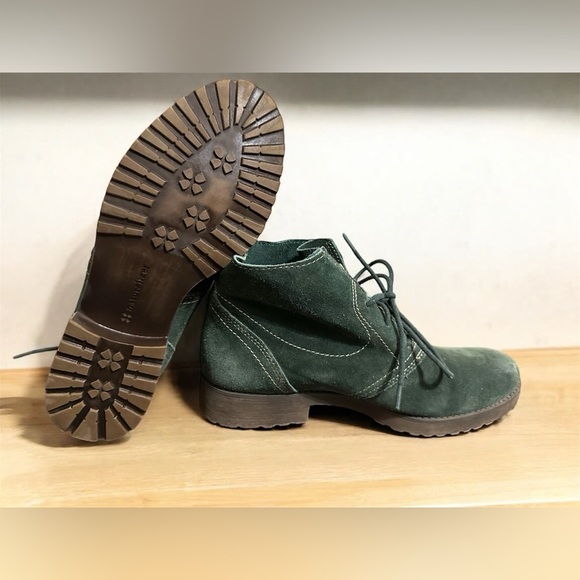 Naturalizer Shoes - Naturalizer Endellion Suede Ankle Boots Women’s Size 7 Forest Green